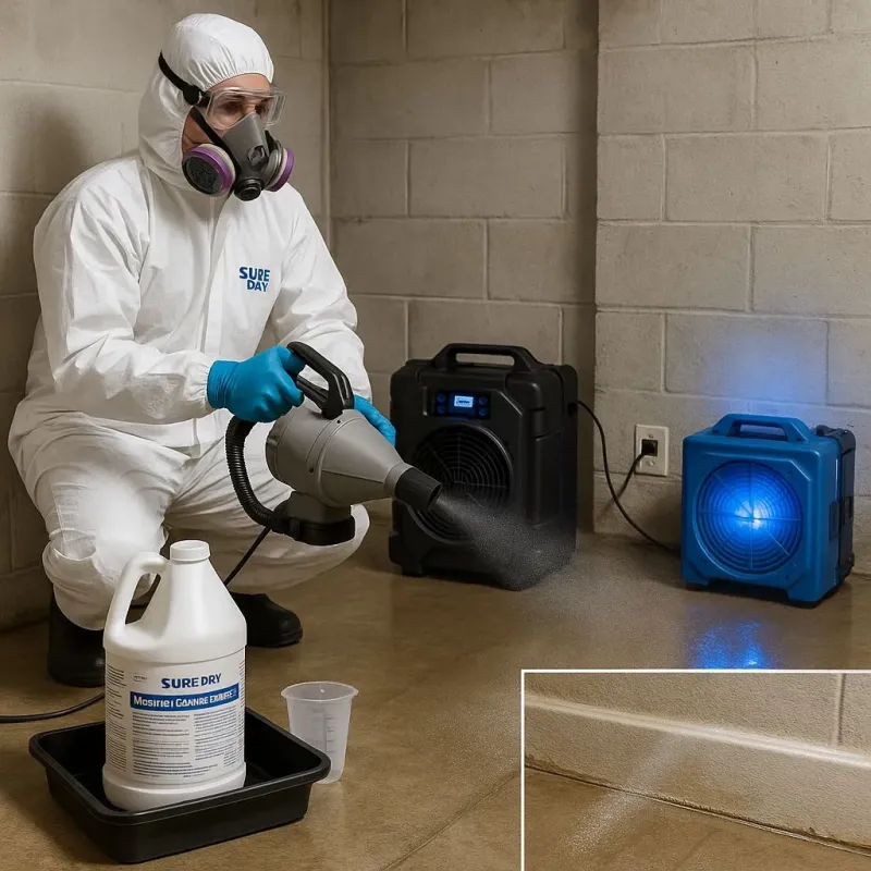 Sanitization and Odor Removal process in Burton, MI