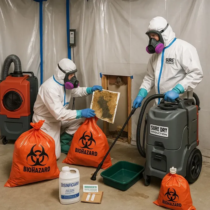 Contaminated Water Handling Protocols process in Burton, MI