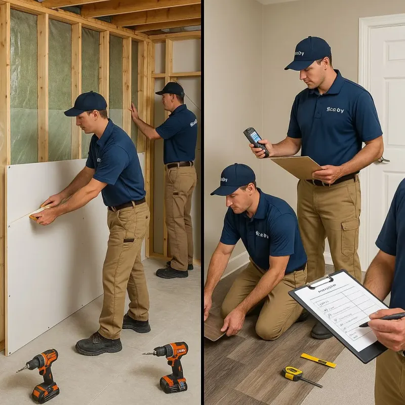 Repairs and Reconstruction process in Burton, MI